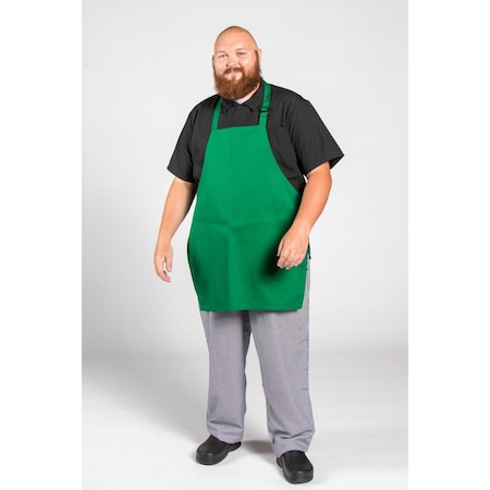 Uncommon Threads Adjustable Bib Apron Kelly 3010-1100